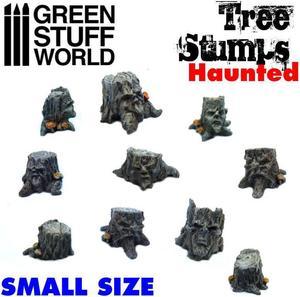 Green Stuff World Small Haunted Tree Stumps 1686