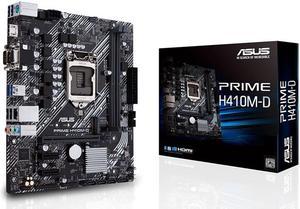 ASUS PRIME H410M-D LGA 1200 Intel H410 DDR4 Micro ATX Motherboard (90MB13U0-M0EAY0)