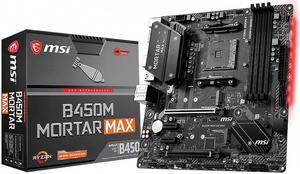 B450M Mortar Max Socket AM4 AMD B450 DDR4 Micro ATX Motherboard B450M MORTAR MAX