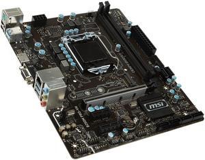 MSI B250M PRO-VH LGA 1151 Intel B250 Micro ATX Motherboards - Intel