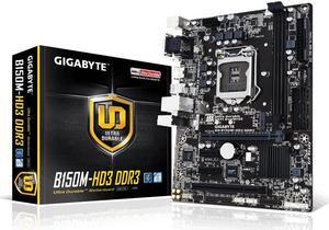 GIGABYTE GA-B150M-HD3 DDR3 LGA 1151 Intel B150 HDMI SATA 6Gb/s USB 3.0 Micro ATX Intel Motherboard
