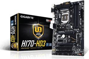 GIGABYTE GA-H170-HD3 LGA 1151 Intel H170 HDMI SATA 6Gb/s USB 3.0 ATX Intel Motherboard