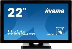 iiyama T2236MSC-B2 Black 21.5" Touchscreen Monitor