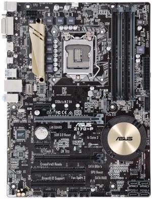 ASUS Z170-P (90MB0NR0-M0EAY0) LGA 1151 Intel Z170 HDMI SATA 6Gb/s USB 3.0 ATX Intel Motherboard