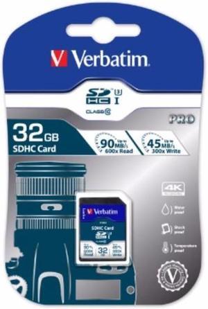Verbatim 32GB Secure Digital High-Capacity (SDHC) Flash Card Model 47021