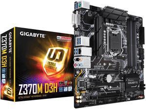 Gigabyte Intel Z370M D3H Socket LGA 1151 DDR4 Micro ATX Motherboard (Z370M D3H)