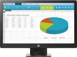 HP ProDisplay P203 - LED monitor - 20" (20.0" viewable) - 1600 x 900 - VA - 250 cd/m² - 1000:1 - 5 ms - VGA, DisplayPort - black - promo