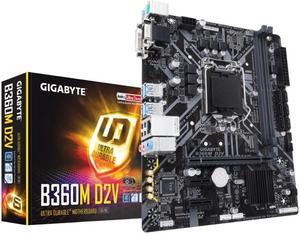 Gigabyte Intel B360M D2V Socket LGA 1151 DDR4 Micro ATX Motherboard (B360M D2V)