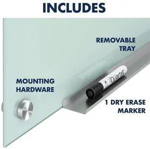 Quartet G4836F Infinity Glass Marker Board, Frosted, 48 x 36, 1 Each