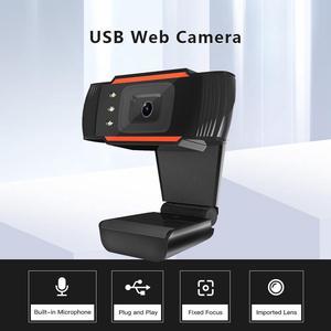 USB 2.0 Webcam 480P HD Webcam Web Cam Camera For Computer PC Laptop Desktop New For Streaming Recording Clip-on Mic