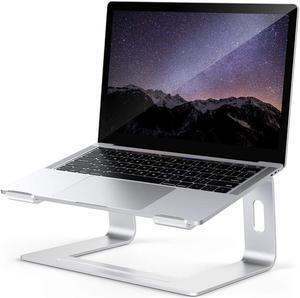 Laptop Stand, Jansicotek Ergonomic Aluminum Detachable Computer Stand Laptop Holder for Desk, Compatible with MacBook Pro/Air, Dell, Lenovo, HP, Samsung, More Laptops 11-16",Silver