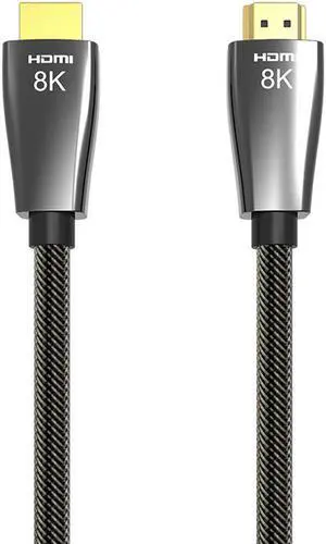 Jansicotek 8K HDMI 2.1 Cable Supports 8K @60Hz and 4K @120Hz Compatible with All TVs, BluRay, Xbox Series X, PS5 (6.6 Feet)