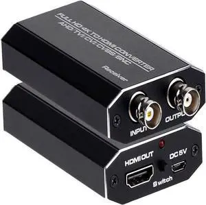 4K HD BNC to FHD HDMI Video Converter for Monitors & DVRs,Jansicotek converts HD-TVI/AHD/CVI & Composite Video Signal/CVBS from BNC Video Signal to HDMI