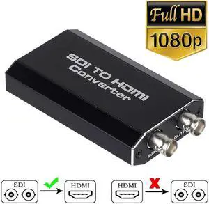1080P 3G SDI to HDMI Converter Audio Video Adapter Support HD-SDI and 3G-SDI Signals Showing on HDMI Display (OZH5-1)