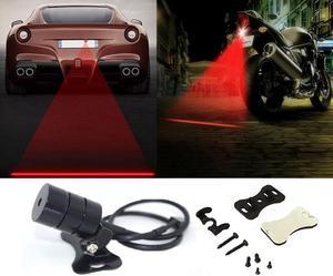 Jansicotek Car Fog Laser Light Rear Anti-collision Rear-end Laser Lamp Waterproof Auto Brake Parking Tail light 12V-24V Rearing Warning Safety Rear-end Alarm Accessories