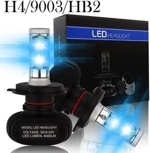 Jansicotek  H4/9003/HB2  LED Headlight Bulb, 50W 6500K 8000Lumens Extremely Brigh CSP Chips Conversion Kit