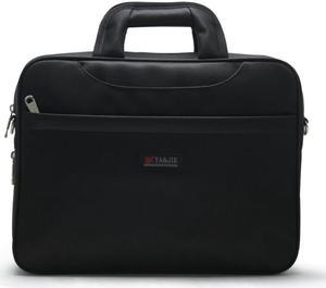 Yajie Bag Company 14.1" Laptop Bag Briefcase Messenger Case with Strap for 14.1 Inch Laptop / Notebook, Black
