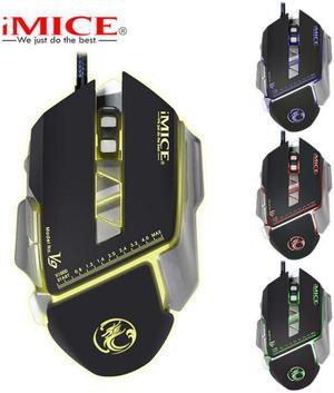 imice V9 USB Wired Mouse 3200CPI 7Buttons Colorful BackLight Gamer Mice LED Optical Computer Mouse Professional Gaming Mouse