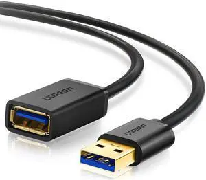 Jansicotek Extension Cable Cord Super Speed USB 3.0 Male to Female Data Sync for Playstation, Xbox, USB Flash Drive, Card Reader, Hard Drive, Keyboard, Printer, Camera- (10ft, 3m) Jansicotek Extension Cable Cord Super Speed USB 3.0 Male to Female Data Sync for Playstation, Xbox, USB Flash Drive, Card Reader, Hard Drive, Keyboard, Printer, Camera- (10ft, 3m)