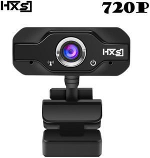 US Inventory -HXSJ S50 HD 720P Built-in Sound-absorbing Microphone Manually-Focused USB2.0 1280X720 1 M-Pixel Webcam for Home & Office
