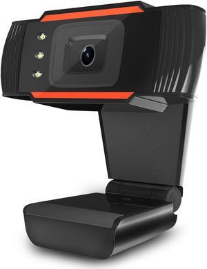 HXSJ 3LED HD webcam 480P PC camera with absorption microphone MIC night vision for Skype PC camera USB webcam
