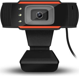 HXSJ HD Webcam 3LED 480P PC Camera with Absorption Microphone MIC for Skype for Android TV Rotatable Computer Camera USB Web Cam