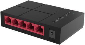 MERCURY 5 Port Gigabit Switch 10/100/1000Mbps SG105M RJ45 LAN Ethernet Fast Desktop Network Switching Hub Shunt