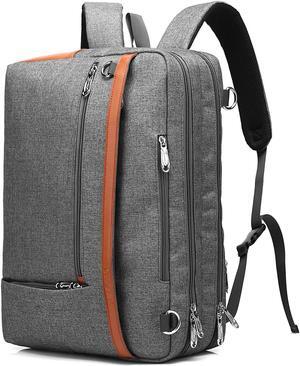 Jansicotek 17.3 Convertible Backpack Shoulder Bag, Large Gaming Laptops Backpack, Water Resistant Suiltable for Traveling & Business ,  (CB-5506 Gray)