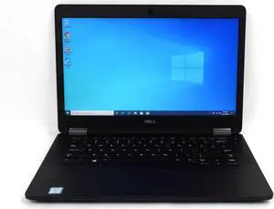 Dell Latitude E7470 i5-6300U 2.60GHz CPU 8GB DDR4 RAM 256GB Solid State Hard Drive 14.0" HD LED Windows 10 Professional