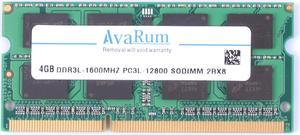 Avarum RAM equal to 4GB 204-Pin DDR3 SO-DIMM DDR3L 1600 (PC3L 12800) Laptop Memory Model CT51264BF160B