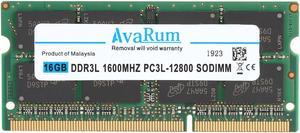 Avarum RAM equal to 16GB 204-Pin DDR3 SO-DIMM DDR3L 1600 (PC3L 12800) Laptop Memory Model CT204864BF160B