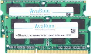 Avarum RAM equal to 8GB (2 x 4GB) 204-Pin DDR3 SO-DIMM DDR3L 1333 (PC3L 10600) Laptop Memory Model CT2KIT51264BF1339