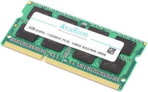 Avarum RAM equal to 4GB 204-Pin DDR3 SO-DIMM DDR3L 1333 (PC3L 10600) Laptop Memory Model CT51264BF1339