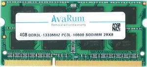 Avarum RAM equal to 4GB 204-Pin DDR3 SO-DIMM DDR3L 1333 (PC3L 10600) Laptop Memory Model CT51264BF1339