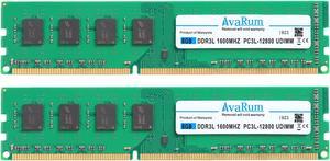 Avarum RAM equal to 16GB (2 x 8GB) 240-Pin DDR3 SDRAM DDR3L 1600 (PC3L 12800) Desktop Memory Model CT2K102464BD160B