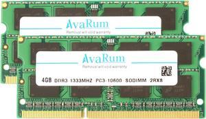 Avarum RAM equal to 8GB (2 x 4GB) 204-Pin DDR3 SO-DIMM DDR3 1333 (PC3 10600) Memory for Apple Model CT2K4G3S1339M