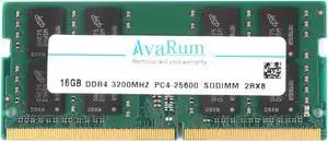 Avarum RAM equal to 16GB 260-Pin DDR4 SO-DIMM DDR4 3200 (PC4 25600) Laptop Memory Model CT16G4SFD832A