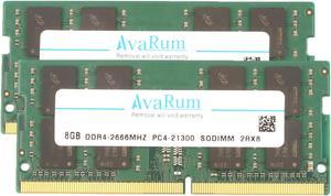 Avarum RAM equal to 16GB (2 x 8GB) 260-Pin DDR4 SO-DIMM DDR4 2666 (PC4 21300) Memory for Apple Model CT2K8G4S266M