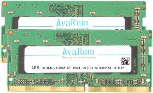 Avarum RAM equal to 8GB Kit (2x4GB) DDR4-2400 SODIMM CT2K4G4SFS624A
