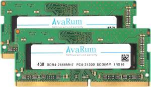 Avarum RAM equal to 8GB Kit (4GBx2) DDR4 2666 MT/s (PC4-21300) CL19 x8 SODIMM 260-Pin Memory - CT2K4G4SFS8266