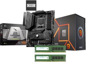 Avarum 16GB DDR5 5200 (PC5 41600) MAG B650 TOMAHAWK WIFI AM5 AMD B650 SATA 6Gb/s DDR5 Ryzen 7000 ATX Motherboard Ryzen 9 7900X3D - Ryzen 9 7000 Series 12-Core 4.4 GHz Socket AM5 120W AMD Radeon Graphi
