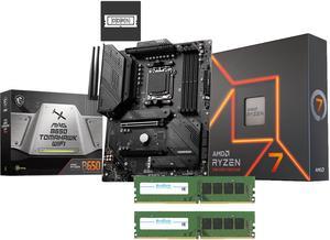 Avarum 16GB DDR5 5200 (PC5 41600) MAG B650 TOMAHAWK WIFI AM5 AMD B650 SATA 6Gb/s DDR5 Ryzen 7000 ATX Motherboard Ryzen 7 7800X3D - Ryzen 7 7000 Series 8-Core 4.2 GHz Socket AM5 120W AMD Radeon Graphic