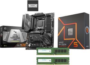 Avarum 16GB DDR5 5200 (PC5 41600) MAG X670E TOMAHAWK WIFI AM5 AMD X670E SATA 6Gb/s ATX Motherboard Ryzen 5 8600G - Ryzen 5 8000-G Series 6-Core 4.3 GHz Socket AM5 65W AMD Radeon 760M Processor