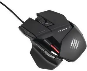 Mad Catz Cyborg R.A.T. RAT 3 Gaming Optical Mouse for PC & Mac - Black Mad Catz Cyborg R.A.T. RAT 3 Gaming Optical Mouse for PC & Mac - Black