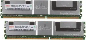 Hynix 2x4GB 8G DDR2-667MHZ PC2-5300F 2RX4 ECC FB-DIMM Server Memory