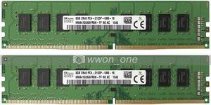 Hynix 16GB 2x8GB PC4-2133P DDR4 2133MHz 288Pin UDIMM Desktop Memory