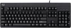 Adesso Ip67 Rated Waterproof, Antimicrobial  Multimedia Usb Keyboard With 2X Pri