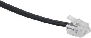 Power Gear Telephone Line Cord Plug/Plug 15 ft Black 7657999986579