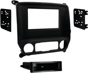 Metra 99-3014G Gray Single/Double DIN Dash Kit for Select 2014-up Chevrolet/GMC
