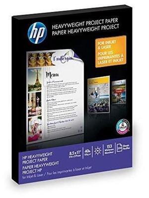 HP HeavyWeight Project Paper, Matte, 40 lb, 8.5 x 11 in. (216 x 279 mm), 250 sheets Z4R14A